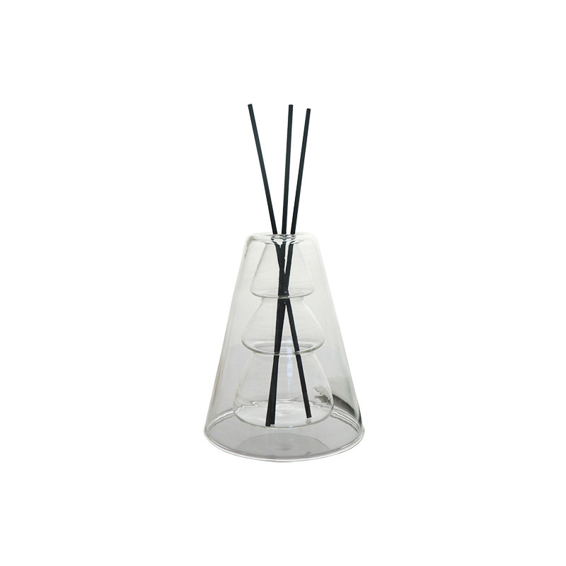 Botella de aromaterapia DE ALTO aspecto botella de árbol de Navidad perfume fragancia de aceite esencial libre de fuego volátil ratán hogar Decoración florero seco