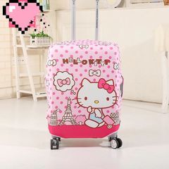 Kitty Cute Cartoon Trolley Case Protective Cover Melody Elastic Fabric Luggage Case Travel Case Cover