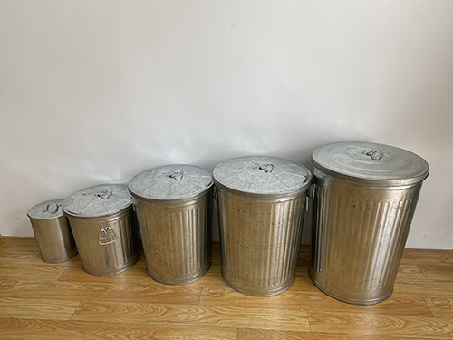 Round Bucket for Burning Paper, Flame-Retardant Storage Bucket, Galvanized Marine Fireproof Outdoor Kitchen Sanitation Bucket, Trash Can with Lid Round Bucket for Burning Paper, Flame-Retardant Storage Bucket, Galvanized Marine Fireproof Outdoor Kitchen Sanitation Bucket, Trash Can with Lid