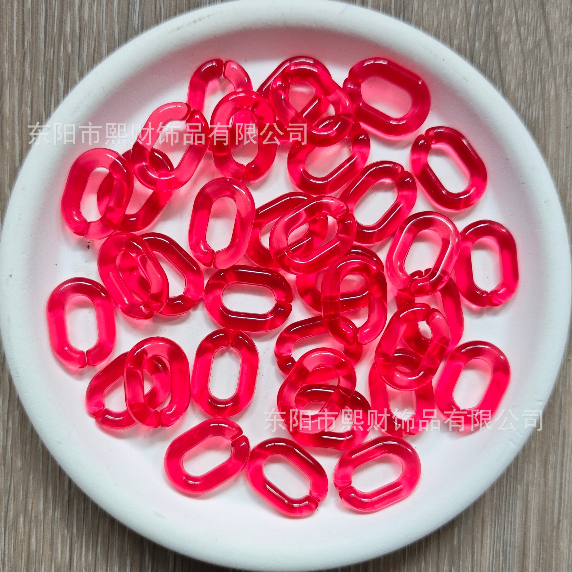 20x14mm color acrílico cadena hebilla anillo llavero bolsa colgante accesorios de la joyería de DIY fábrica al por mayor