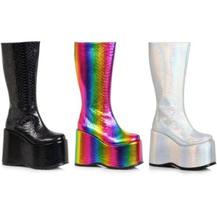 Platform Shoes Lolita Punk Diablo Cosplay Lolita Shoes Boots Heg Shoes
