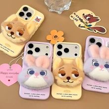 立体毛绒朱迪尼克适用VIVOX300PRO手机壳新款S30/y500女IQOO15/13