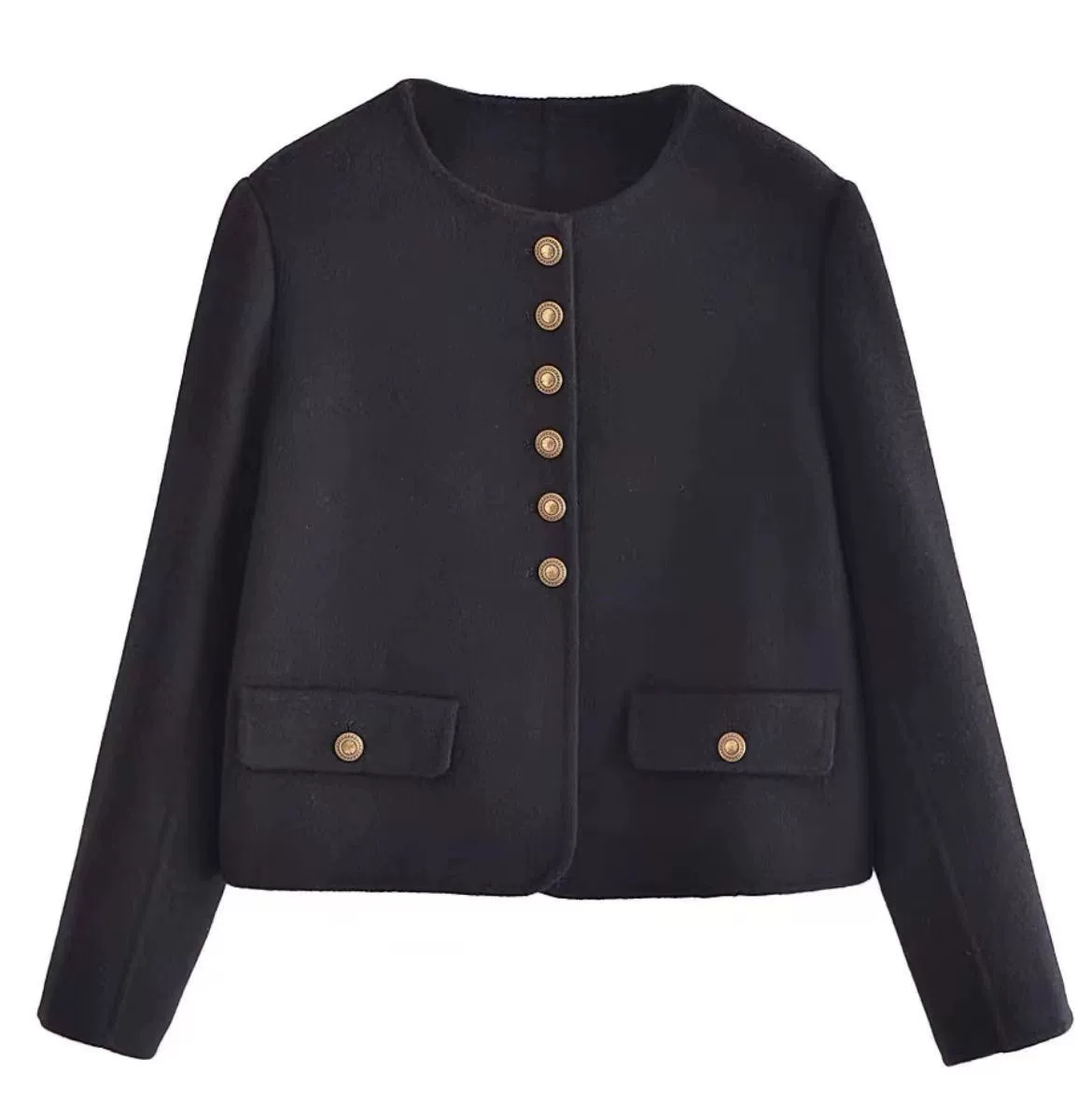Кардиган, модная осенняя куртка, для подростков, стиль Chanel, французский стиль