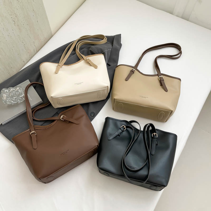 Nuevo bolso de mano transfronterizo de gran capacidad para mujeres 2025 bolso de hombro para estudiantes universitarios para mujeres bolso de mano para mujeres