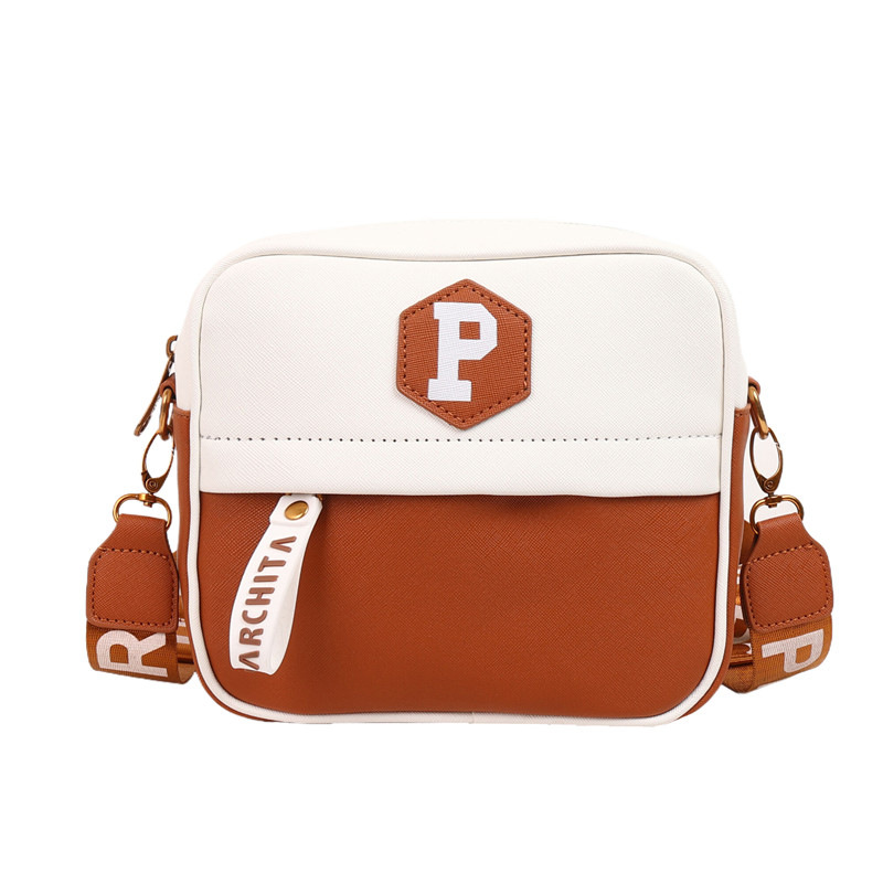 Bolsos transfronterizos para mujer 2024 nuevo bolso cuadrado pequeño de viaje de ocio de gran capacidad, bolso bandolera de letras de todo fósforo de moda