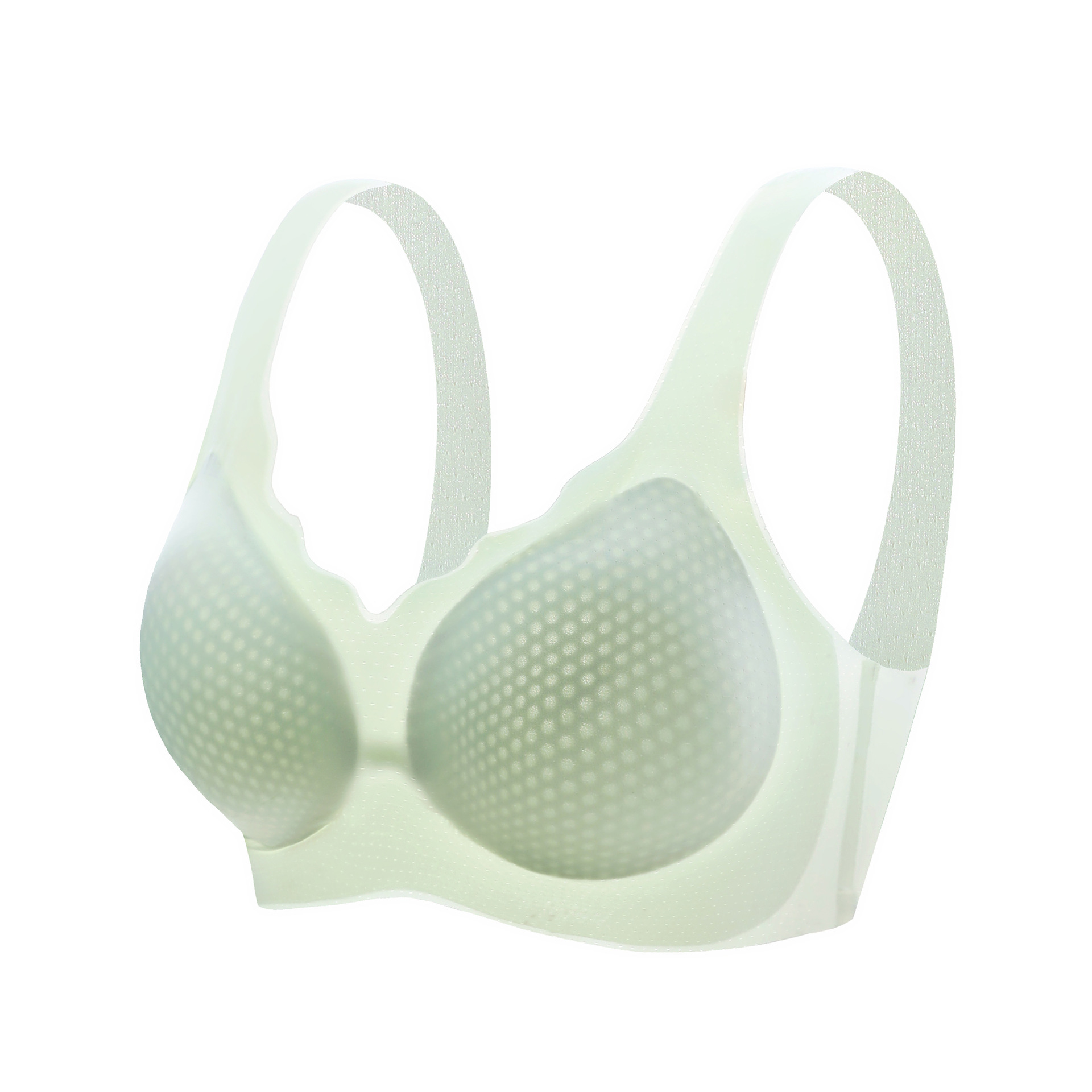 Thin summer underwear, wireless bra, supporting breathable silk push up bra