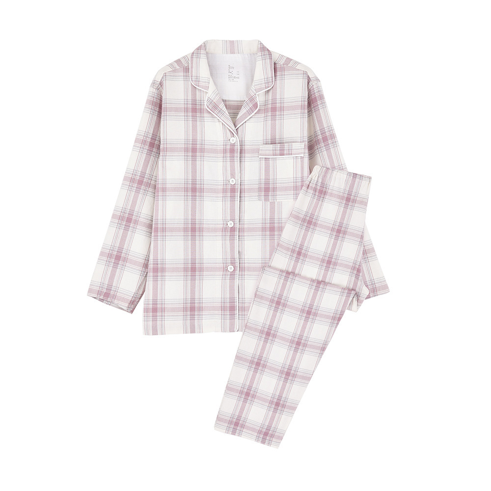 Women's milk white pink plaid/flannel