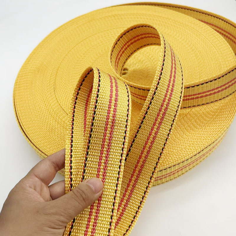 Widened cargo tensioning rope, vehicle-mounted cargo binding strap, flat strap, container vehicle-mounted fixed woven strap, cargo rope