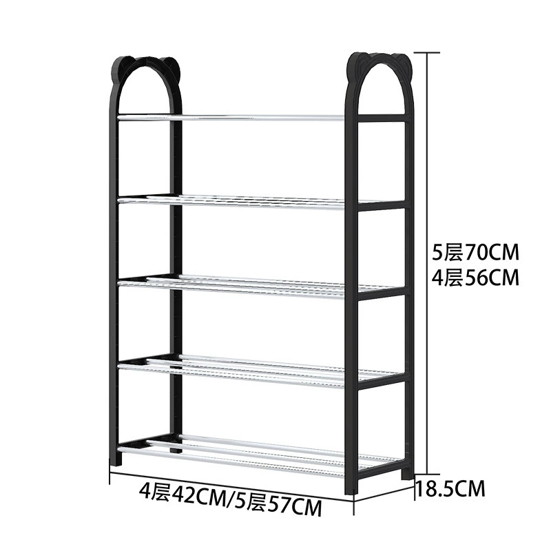 Simple shoe rack assembly multi-layer household shoe cabinet rental space-saving multi-functional shelf