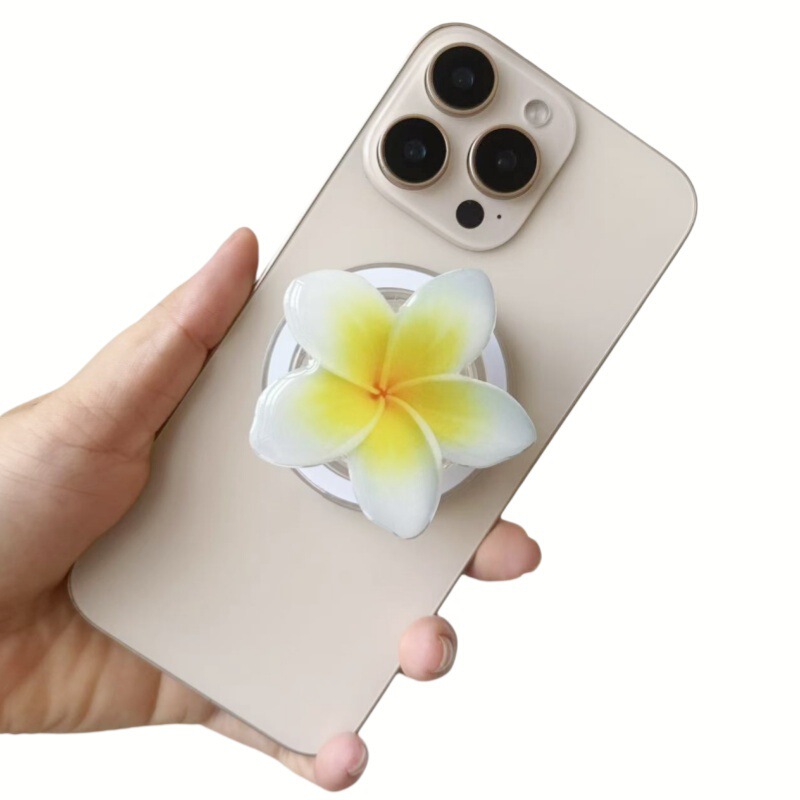 ins オーキッドアクリル接着剤磁気携帯電話ホルダーデスクトップ折りたたみポータブルオーキッド磁気携帯電話ホルダー|undefined