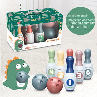 Children's bowling ball toy set Parallel babies parent -child sports indoor kinds of kindergarten ball boy girl and girl toy