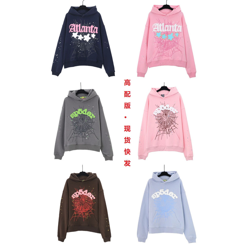 Overseas Original New Model Sp5Der Hoodies with Fleece Spider Print Sweatshirt, Cross-Border Hot-Selling Unisex Hoodie Overseas Original New Model Sp5Der Hoodies with Fleece Spider Print Sweatshirt, Cross-Border Hot-Selling Unisex Hoodie