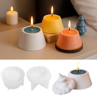 Pang Yaya DIY Cross-Border Cloud Candle Holder Storage Box Silicone Mold Glue Cloud Cup Storage Jar Glue Mold