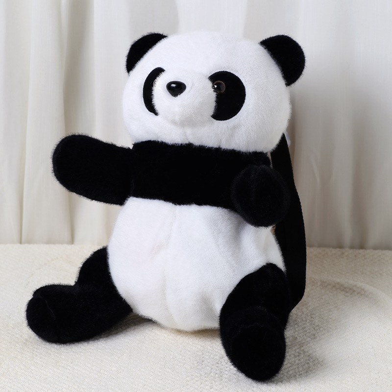 パンダのぬいぐるみ、リアルなジャイアントパンダのぬいぐるみ、抱き枕、子供の誕生日プレゼント、卸売人形|undefined