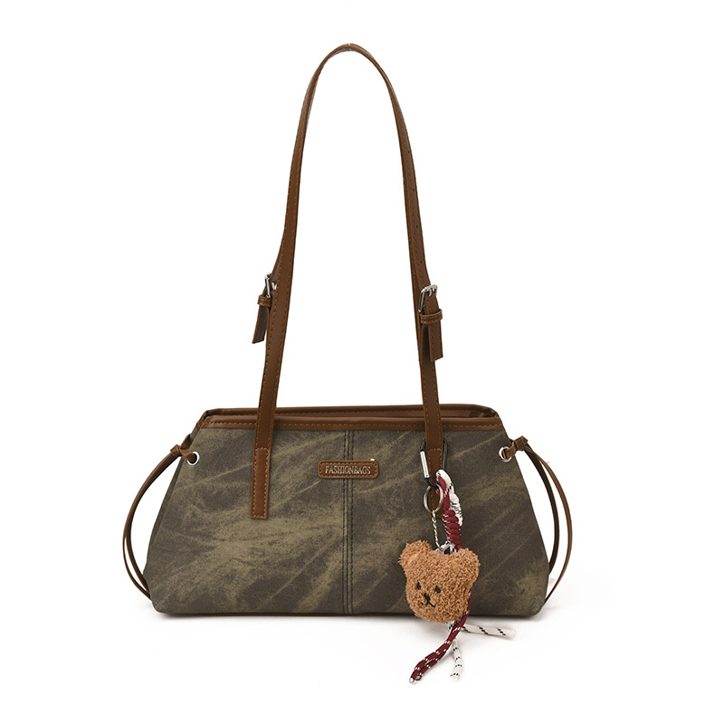 Bolso de mano de alto valor facial para mujeres 2025, invierno nuevo estilo de moda retro estilo de viaje bolso de hombro casual bolso inferior image 6