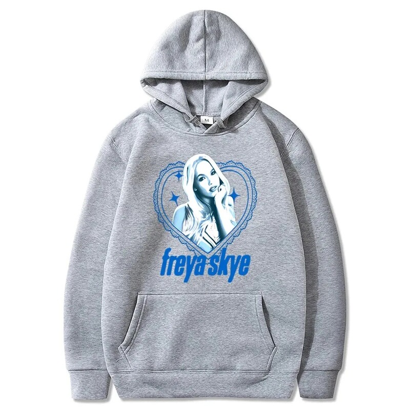 【Cross-Border European Size】Descendants of the Zombie World Collision Journey Freya Sky Sweatshirt Red Unisex