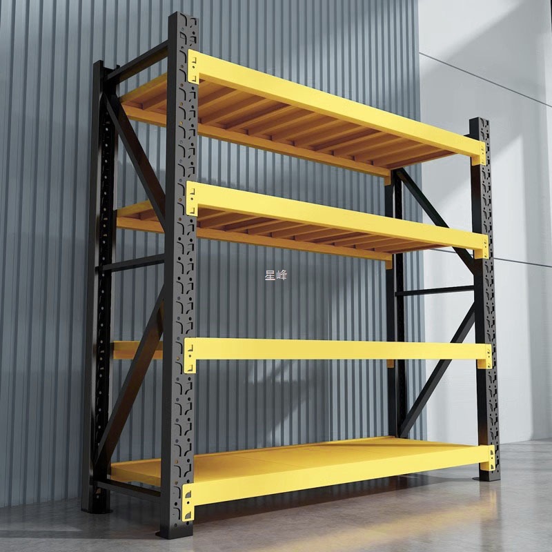 Warehouse Shelves Storage Racks Household Thickened Multi-Layer Storage Racks Warehouse Supermarket Garage Storage Room Heavy-Duty Storage Racks