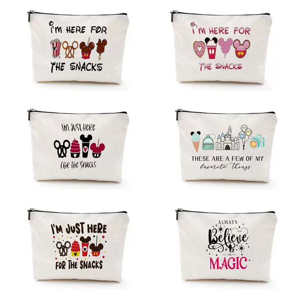 Cross-border Amazon Explosions Cute Mouse Double-sided Printed Cosmetic Bag Storage Bag Women's Multifunctional Zipper Bag