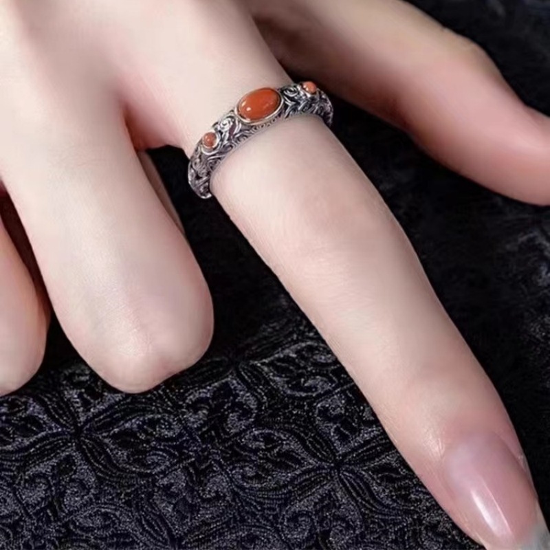 agate ethnic ring