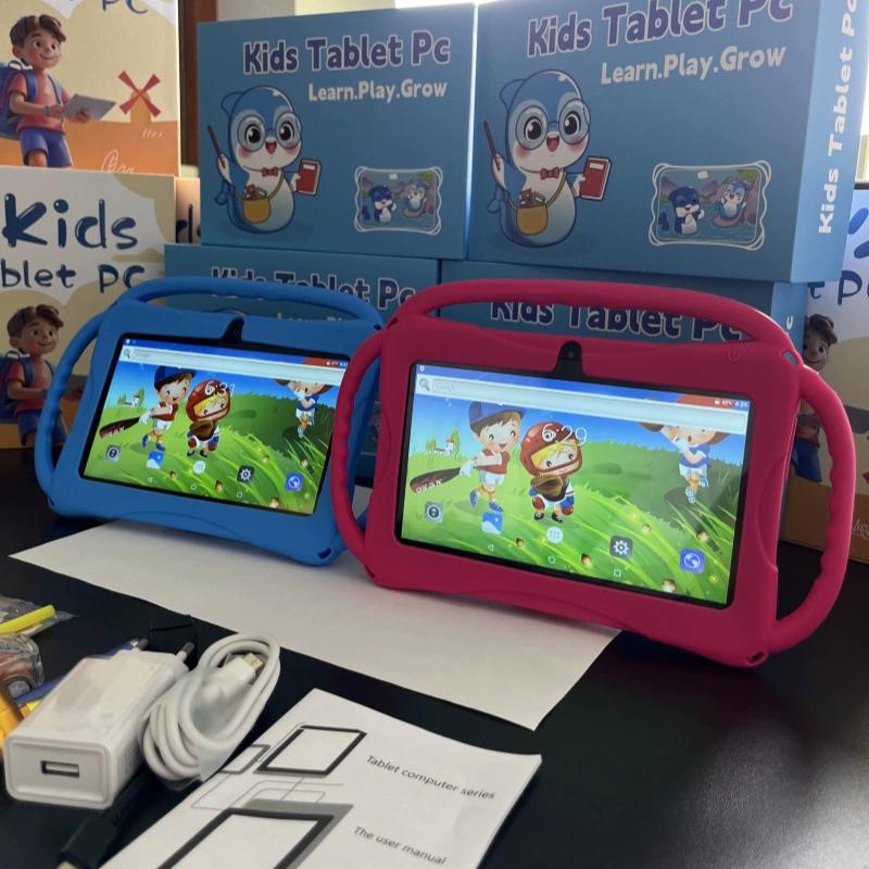 7 -inch children's tablet computer love doll children learning software Export 7inch kids tablet PC