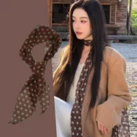 Brown universal accessory, headband, scarf, 2025 years