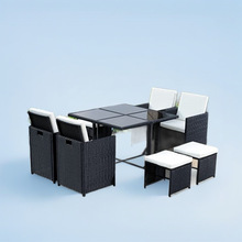 户外桌椅阳台现代简约露台室外花园酒吧咖啡厅仿藤椅休闲组合家具