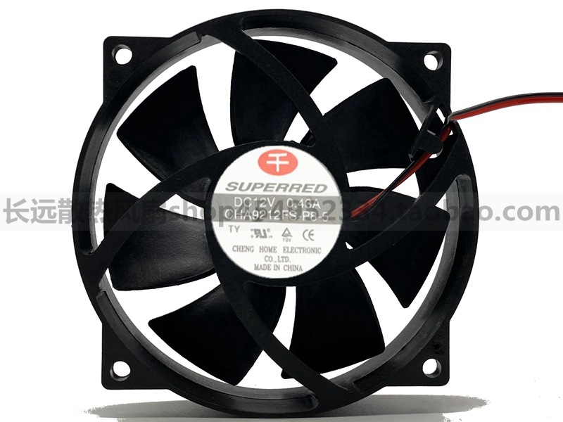 全新千红9025 9CM风扇 液压4线调速CHA9212FS-P8-5 0.43A高速圆形