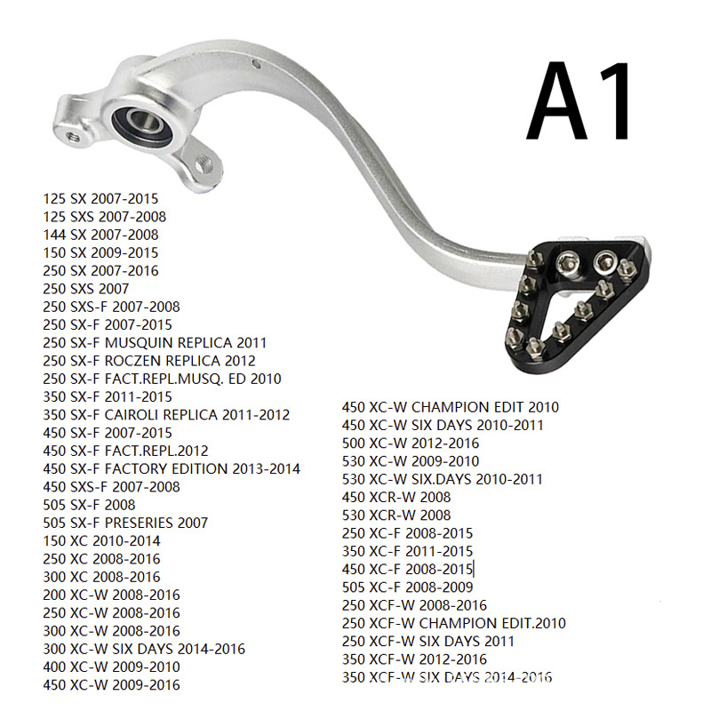 Suitable for Ktm/Gas/Husqvarna Sx Exc Te Mc 125-530 Off-Road Motorcycle Brake Pedal
