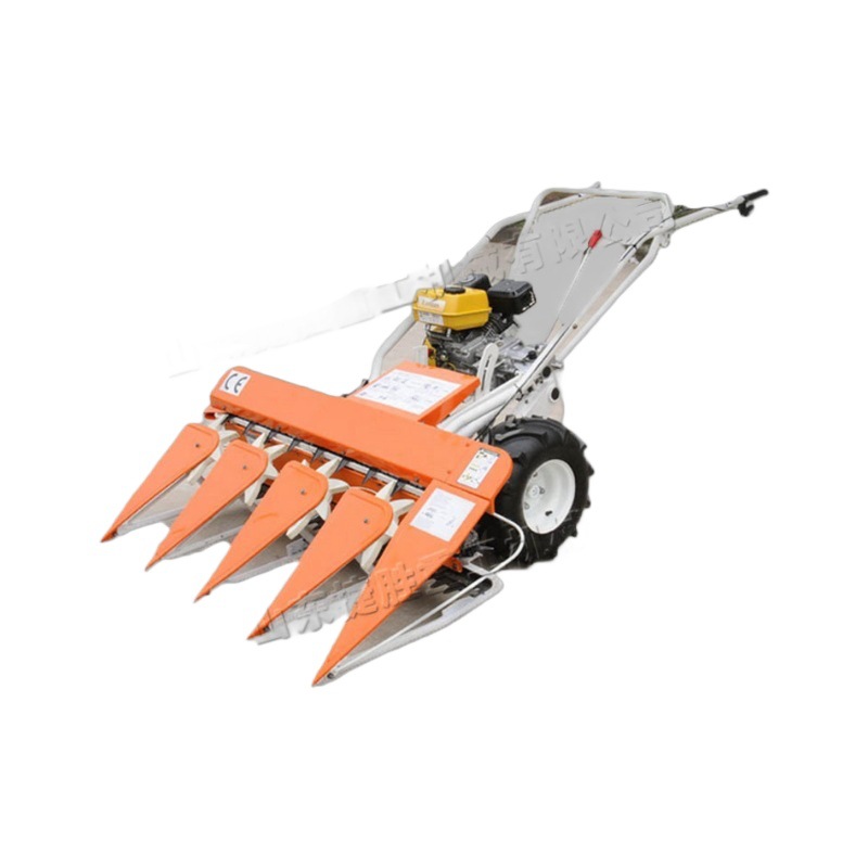 Máquina de corte y secado de arroz tipo empuje manual maíz maní cortador y secador de gasolina móvil cosechadora de arroz