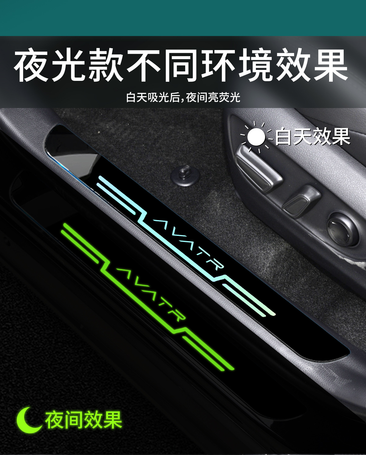 Suitable for Avita 06 07 11 12 Car Special Anti-Stepping Protection Sticker Door Welcome Pedal Threshold Strip