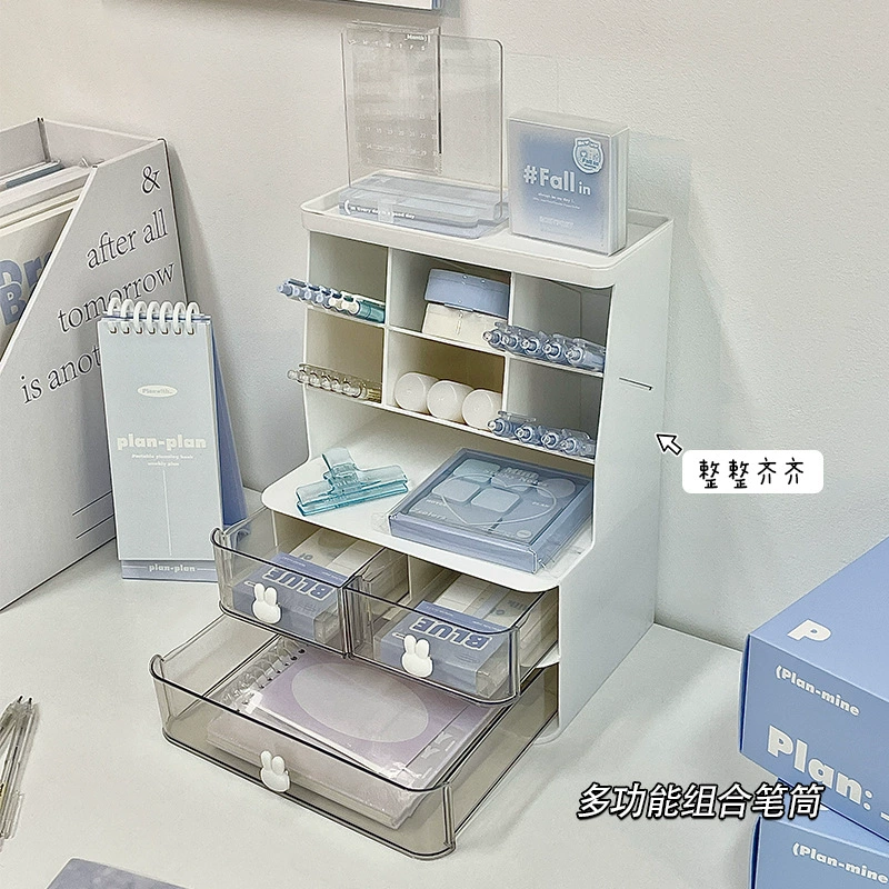 Cingarded субконтракт pen holder настольный органайзер, коробка для хранения стол, стол, студент, общежитие, канцелярия и запасы приливной стеллаж