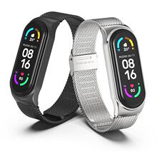 Strap For Xiaomi Mi Smart Band 6 5 4 3 Metal Screwless跨境专