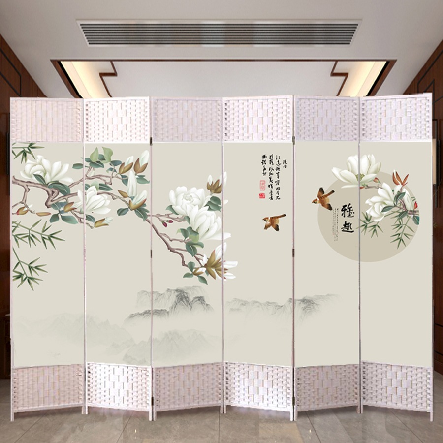 Screen Partition Simple Modern Living Room Foldableable Mobile Sliding Bedroom Blocking Small Apartment Entrance Entrance Home M&