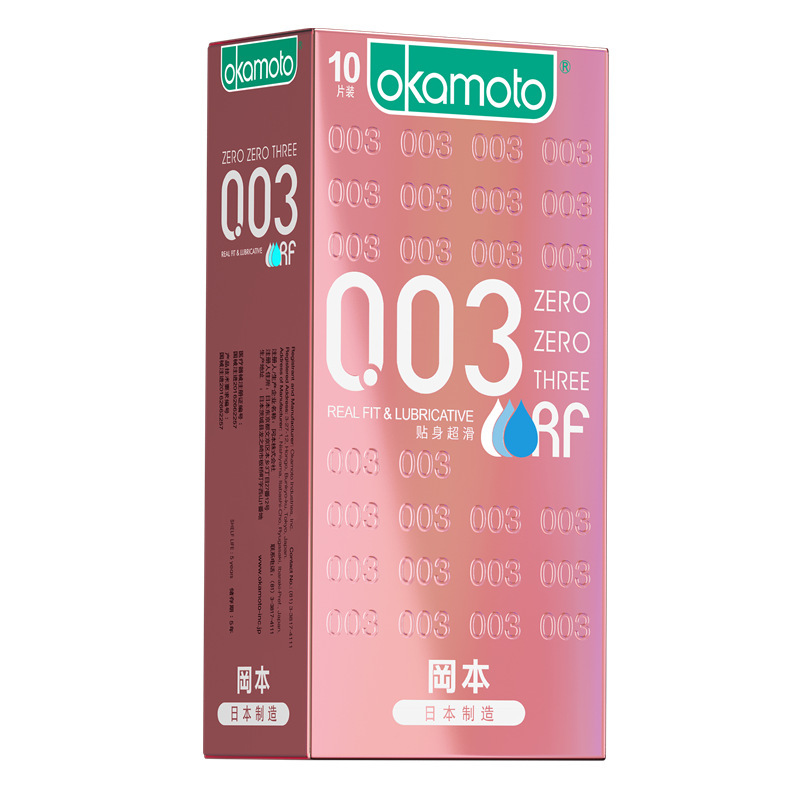 Okamoto pink gold--003 stickers--body--super--slippery 10 pieces (p)