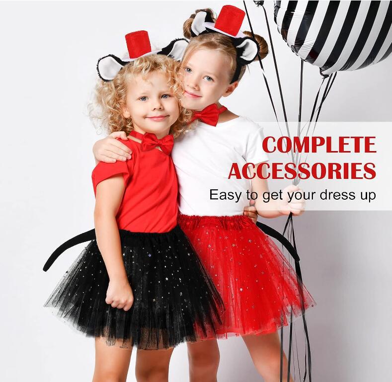 Forniture di Halloween, oggetti di scena per spettacoli in maschera, cappello da pirata, nastro rosso, cappello da pirata, grande cappello da capitano_voghion.com