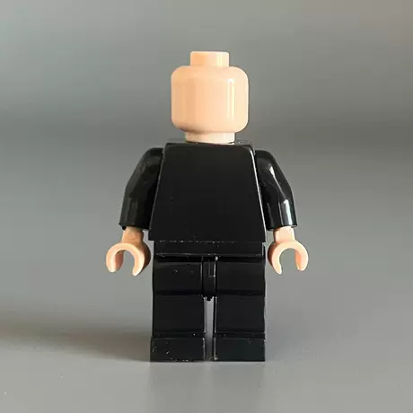 Body minifigure-black on top and black on bottom