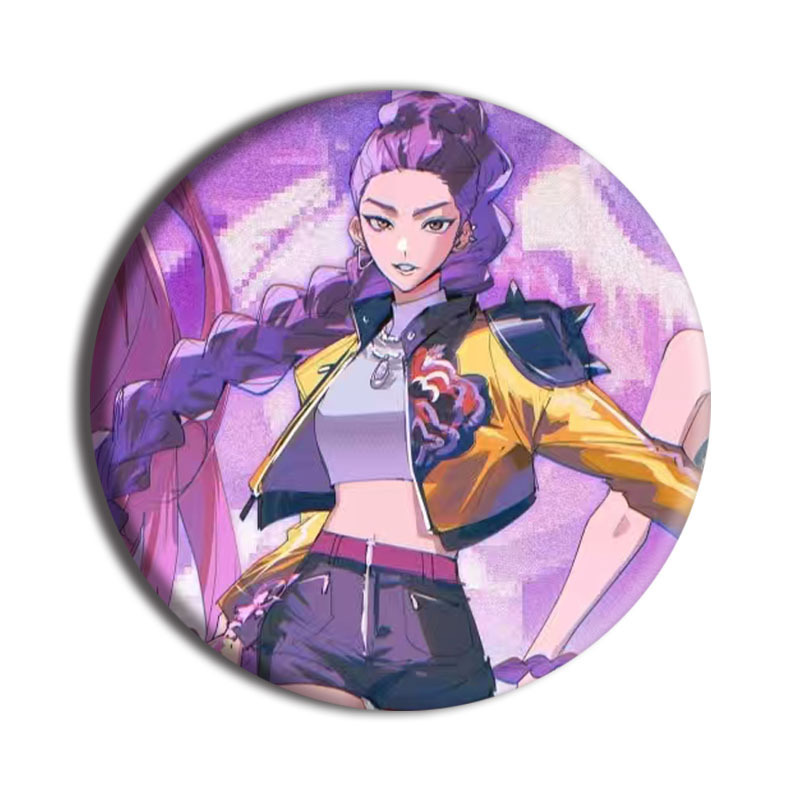猎魔女团二次元圆形吧唧动漫徽章|undefined