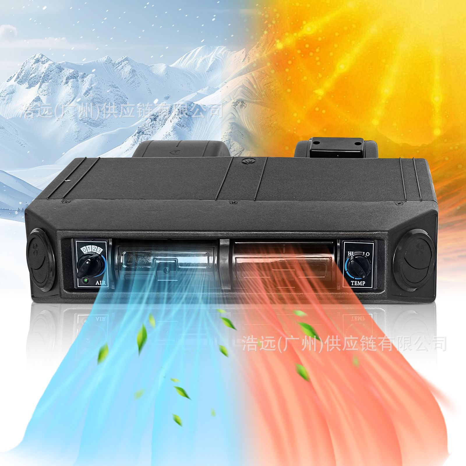 Manufacturer Wholesale Car Electric Air Conditioning Kit under the Dashboard, 12V/24V Left/Right-Hand Drive Cooling and Heating Car Air Conditioner