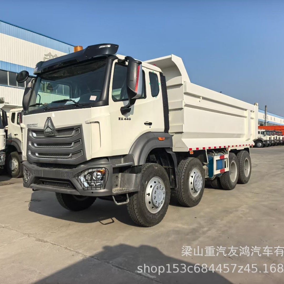 Cross-Border 6X4 Dump Truck / Howo 6X4 Self-Unloading Truck / Howo Rear-Eight-Wheel Remanufactured Dump Truck Heavy-Duty Engineering Vehicle