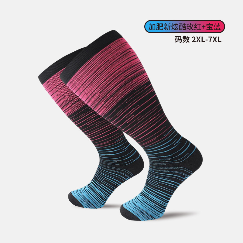 살찌는 새로운 쿨 로즈 레드 + 사파이어 블루