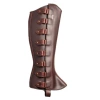 Leather leggings brown