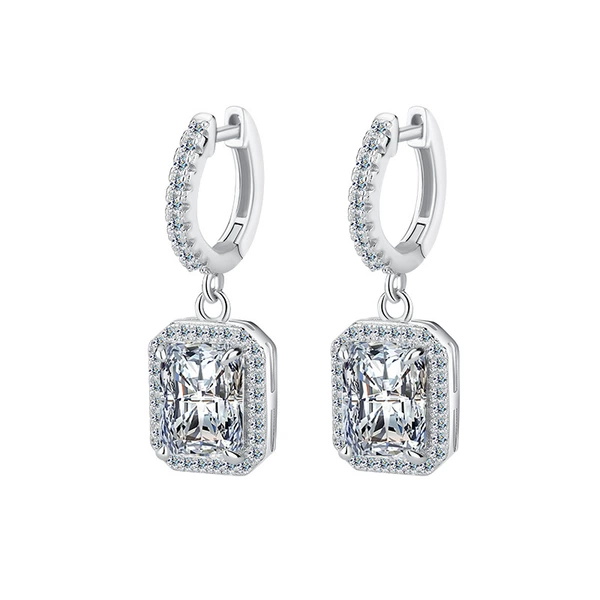 White Diamond Radiant Cut (Moissanite + GRA Certificate + Black Card + Waist Code)
