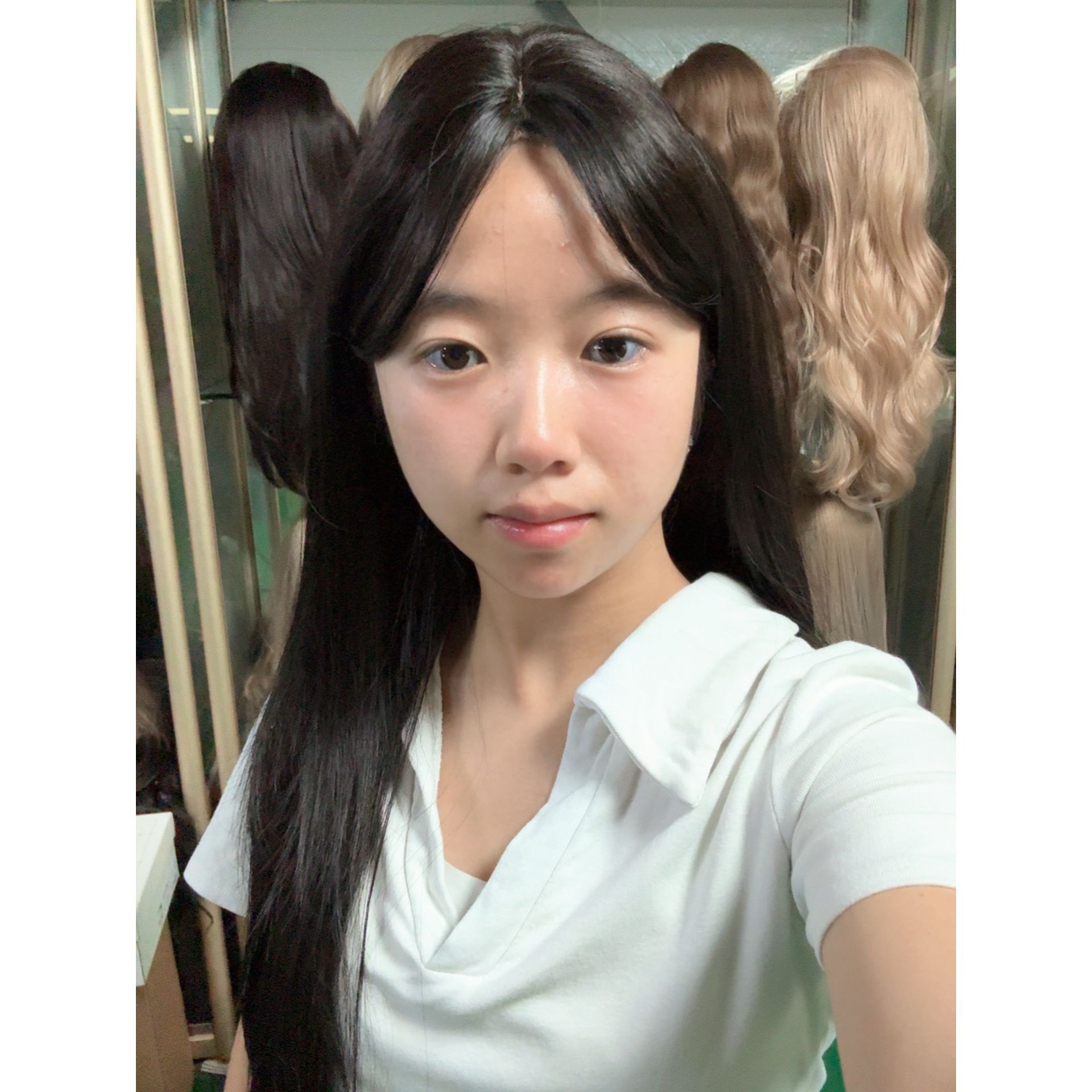 No. 32 mg-2133b straight hair with bangs