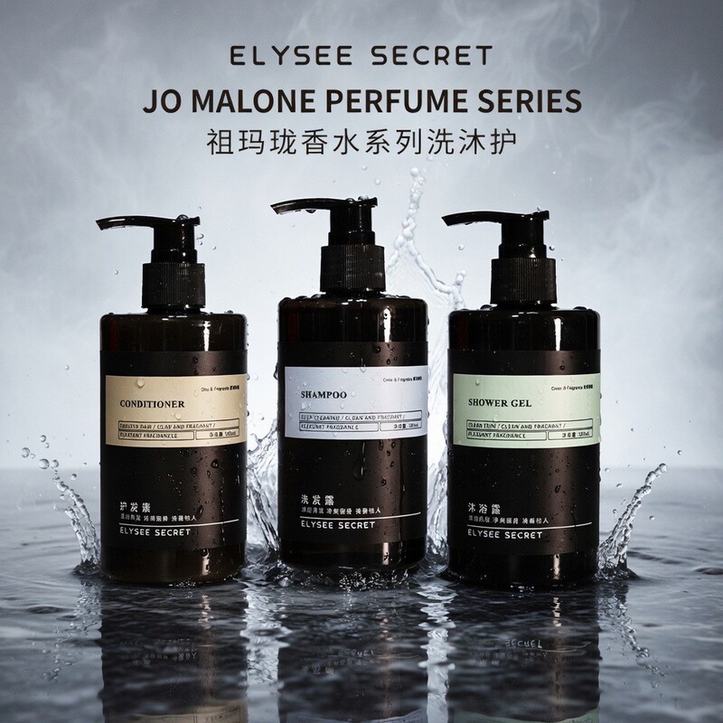 Star Hotel B&b Large Bottle Shampoo Shower Gel Conditioner Disposable Toiletries Set 300ml