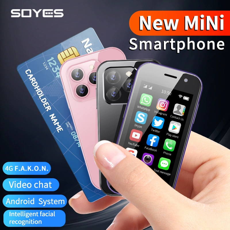 Смартфон (SOYES) XS14PRO — мини 4G Android, 2–3 ГБ ОЗУ, 16–64 ГБ встроенной памяти