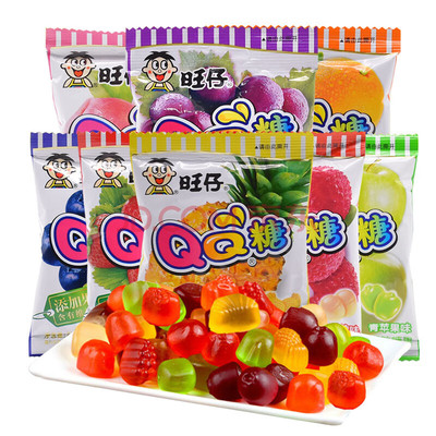 旺仔 QQ сахар 20 г/70 г повседневные закуски Wangwang Gummies Детский день сок конфеты Интернет-подарочный набор знаменитостей