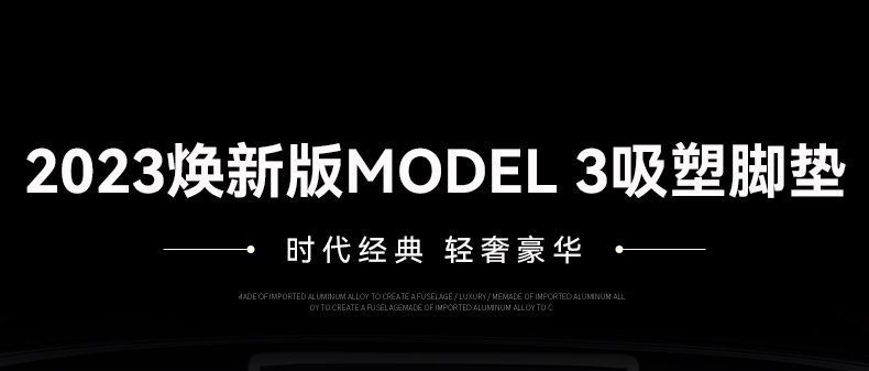 Custom-fit PEY all-new model Mercedes carpet floor mat Tesla car accessories foot mat 3 black