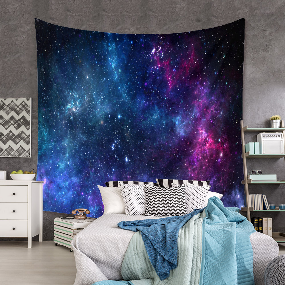 Fashion Universe Painting Wall Decoration Cloth Tapestry Wholesale Nihaojewelry display picture 221