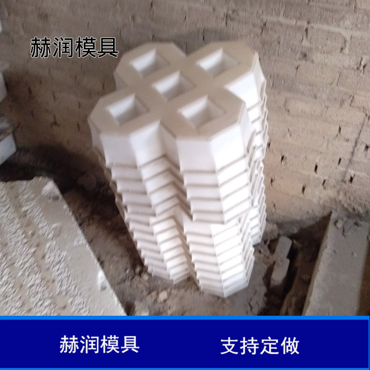 赫润新品围墙花窗模具仿古艺术围栏模具  庭院用品花池砖模具