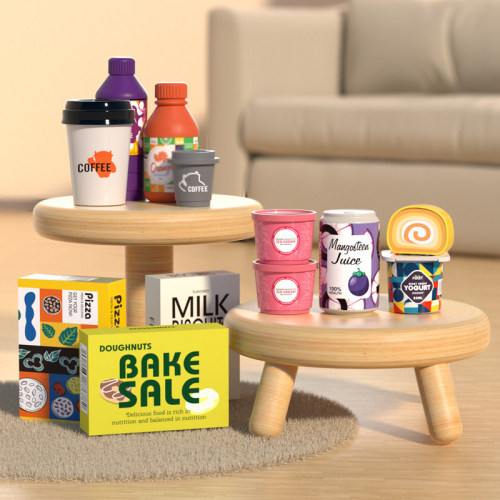 Children's supermarket cash register toy baby educational boys and girls mini kitchen simulation play house set 3-6 years old